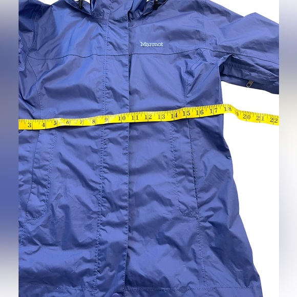 Marmot Air Vented Nylon Shell Hooded Rain Jacket Size S - Picture 12 of 16
